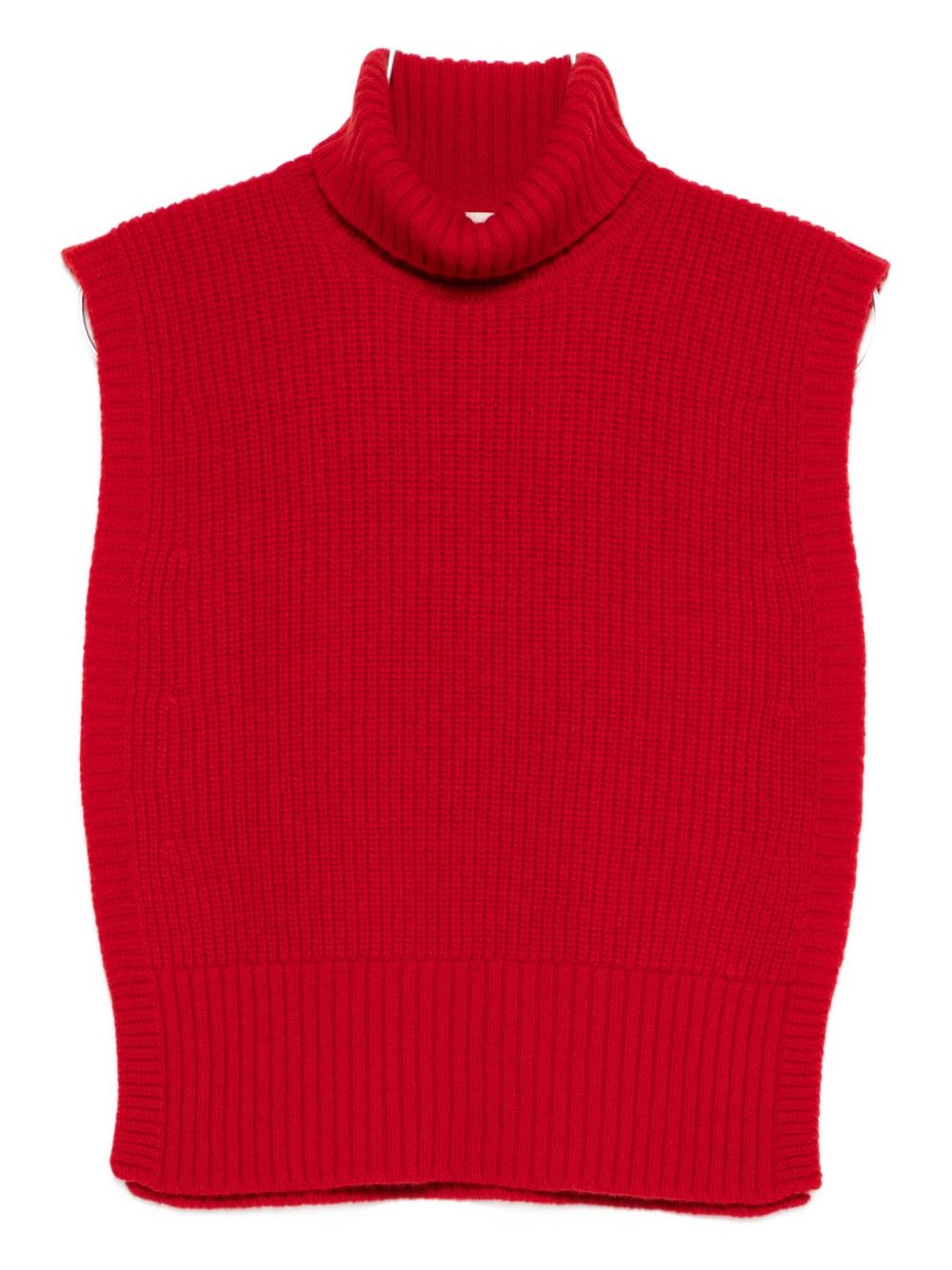 Red Wool Turtleneck Sweater — DAVANTINO