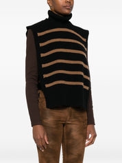 Black Wool Turtleneck Sweater — DAVANTINO