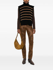 Black Wool Turtleneck Sweater — DAVANTINO