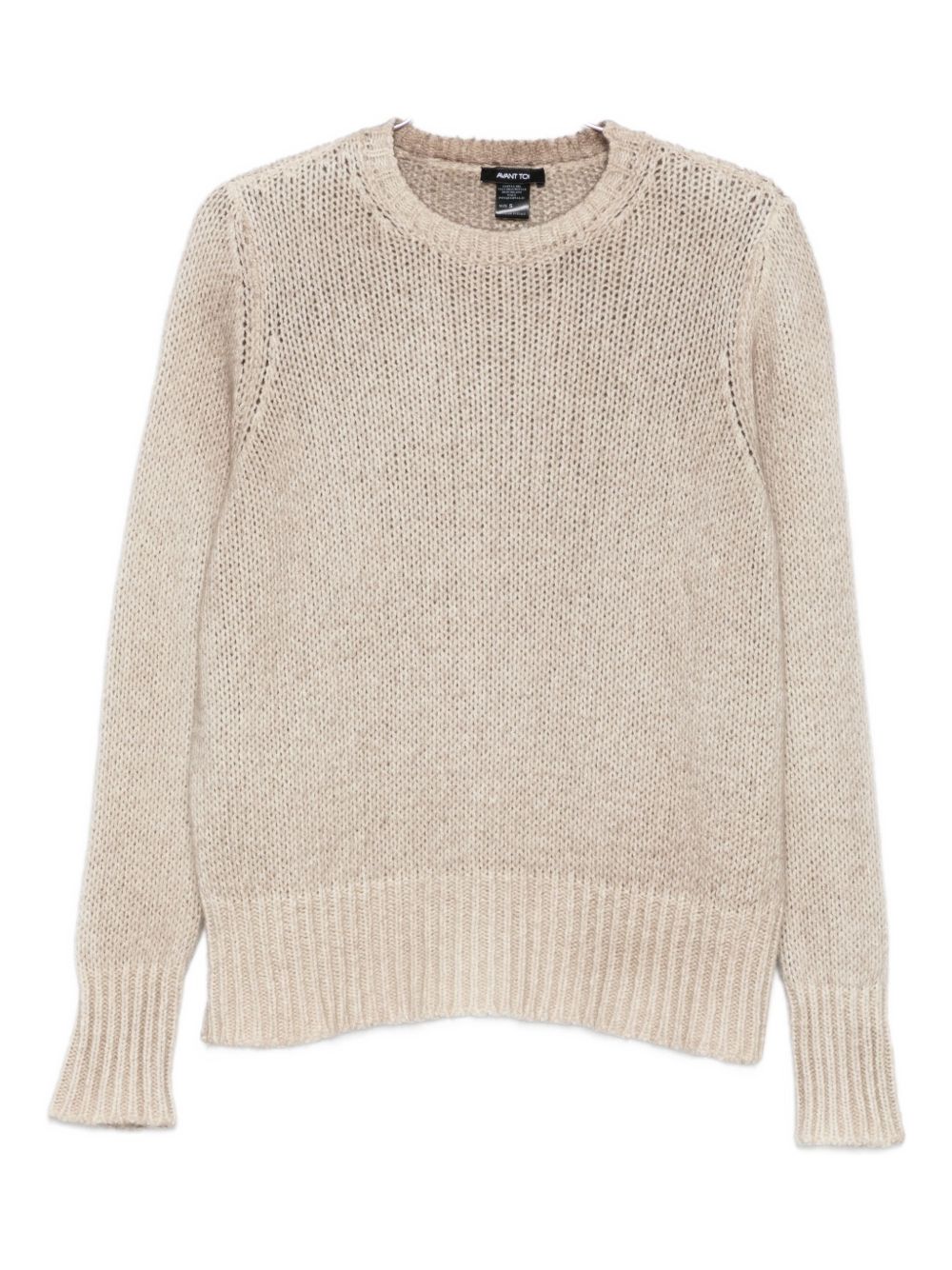Avant Toi Sweaters Beige cashmere crewneck