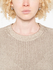 Avant Toi Sweaters Beige cashmere crewneck