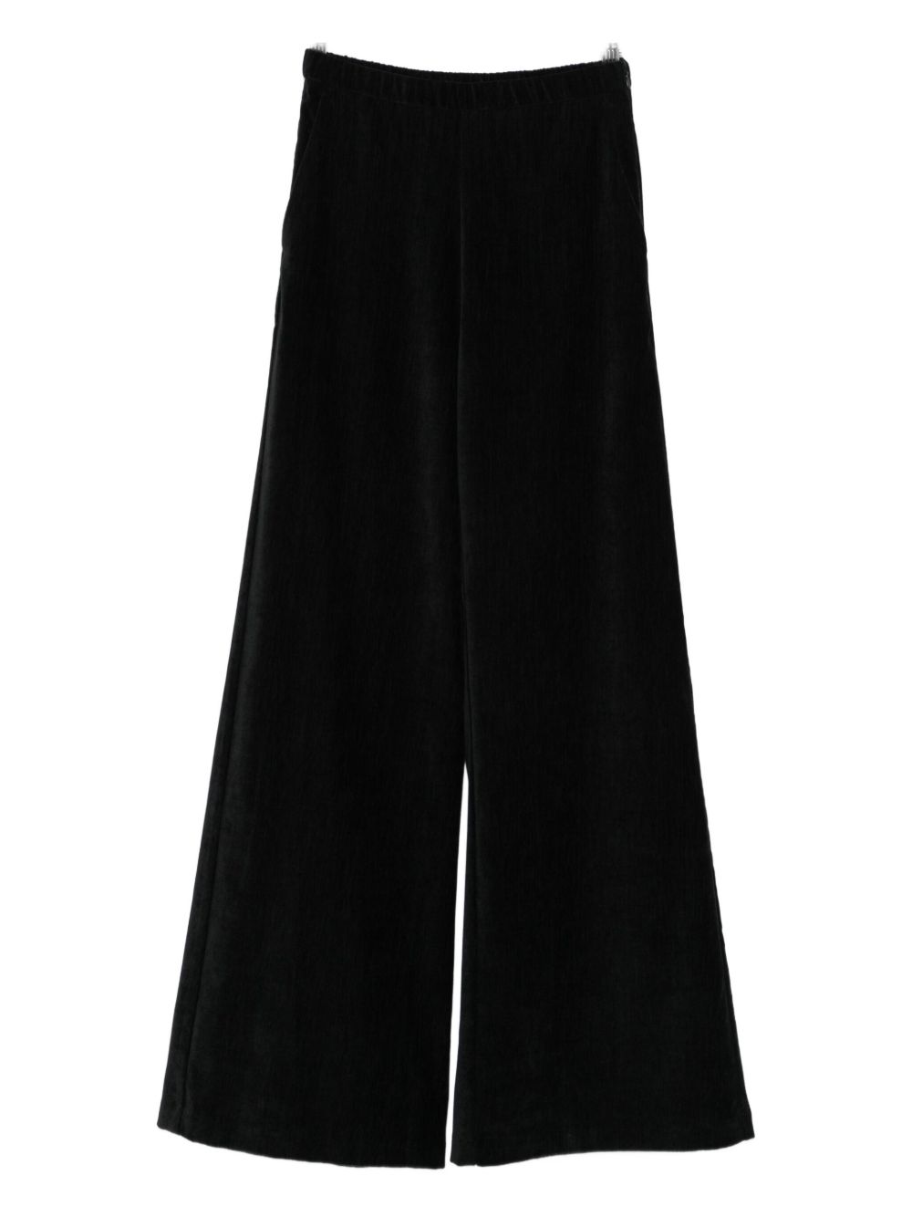 Black Velvet Trousers — Forte Forte High‑Waist Wide Leg