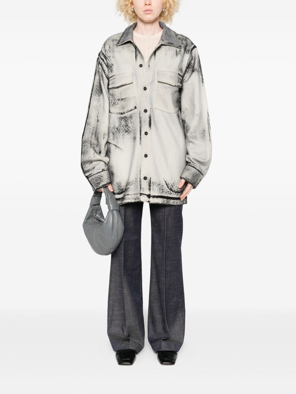 Avant Toi Shirts White wool cashmere blend