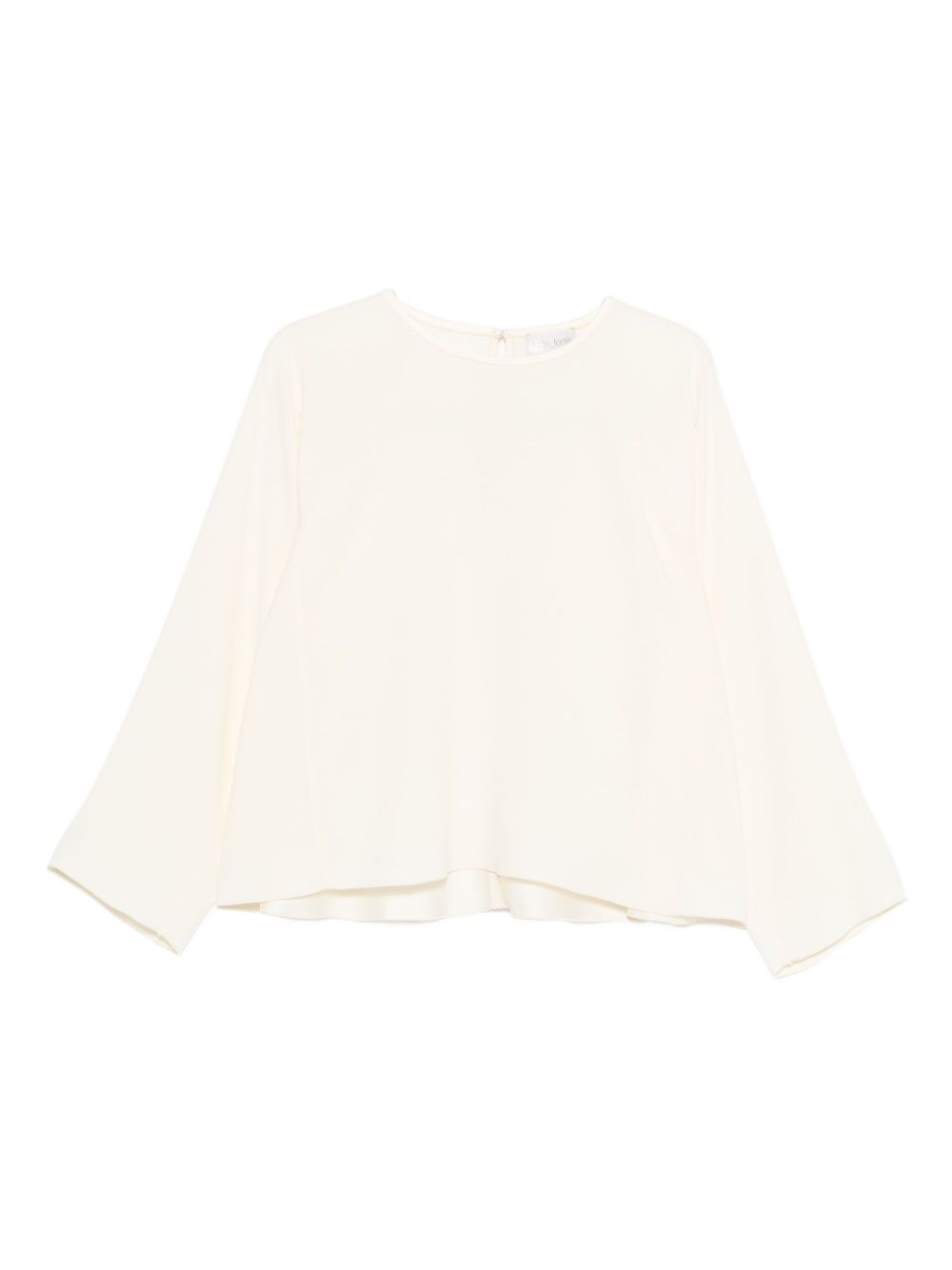 Forte Forte Top Ivory — Satin Blouse for Women