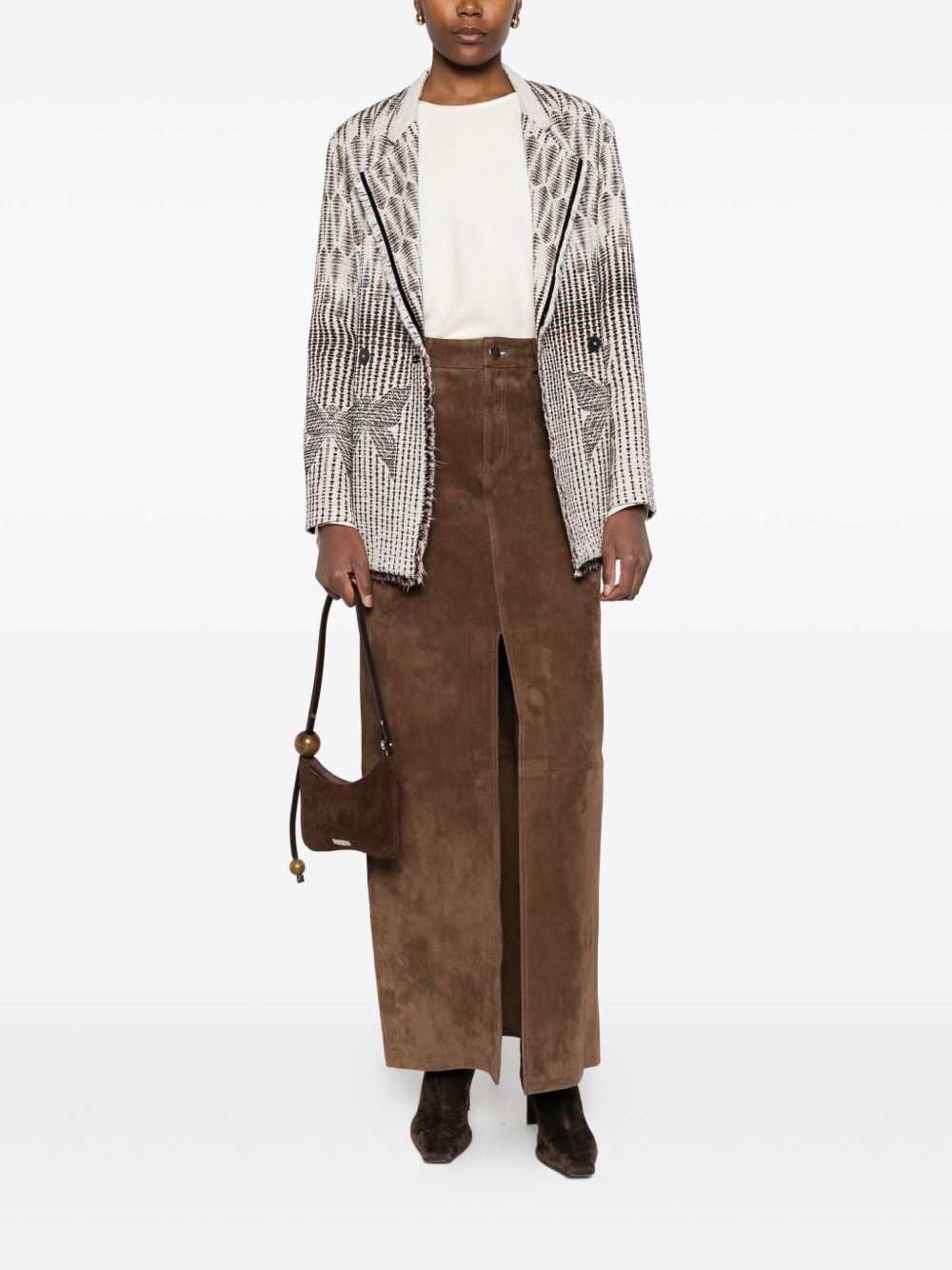 Forte Forte Top Ivory — Satin Blouse for Women