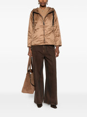 MAX MARA THE CUBE Coats Brown nylon jacket