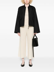 Veste bomber courte noire en coton mélangé Closed Coats