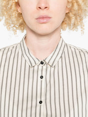 Camisa de rayas beige Apuntob Shirts