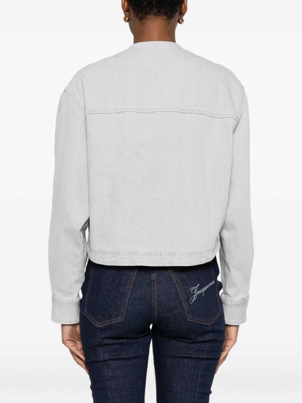 Forte Forte Coats Grey denim cotton overshirt