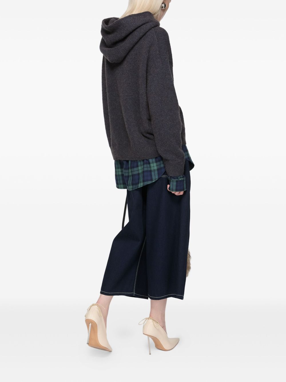 Acne Studios Sweaters Grey wool hoodie