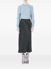 Maison Margiela Skirts Black satin midi