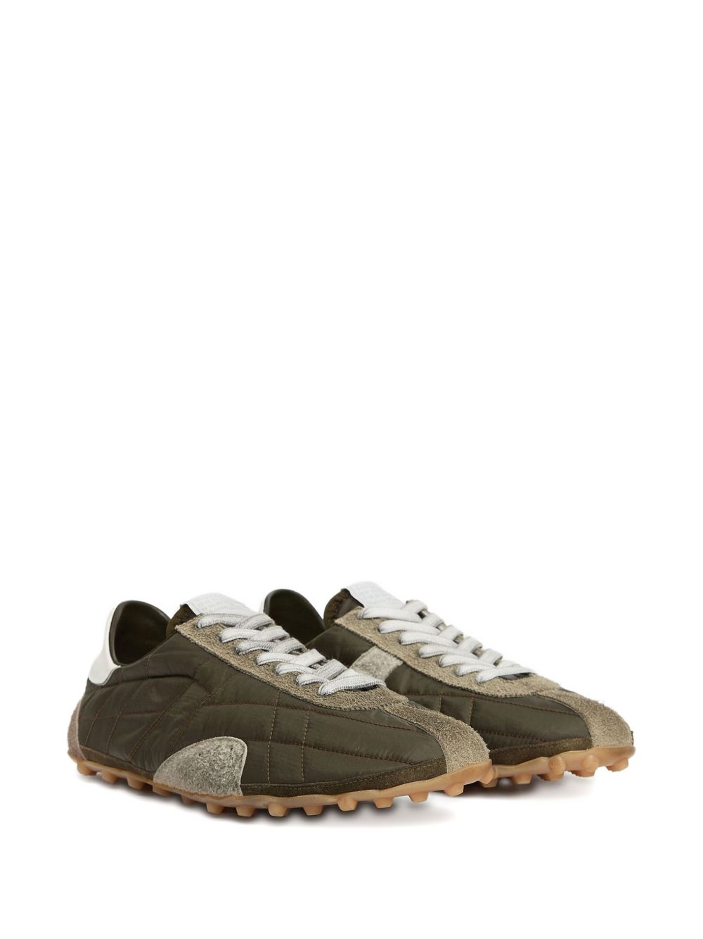 Baskets basses Maison Margiela en cuir vert
