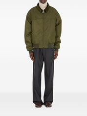 Maison Margiela Coats Green zip-front bomber jacket