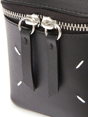 Maison Margiela Bags.. Black micro leather handbag