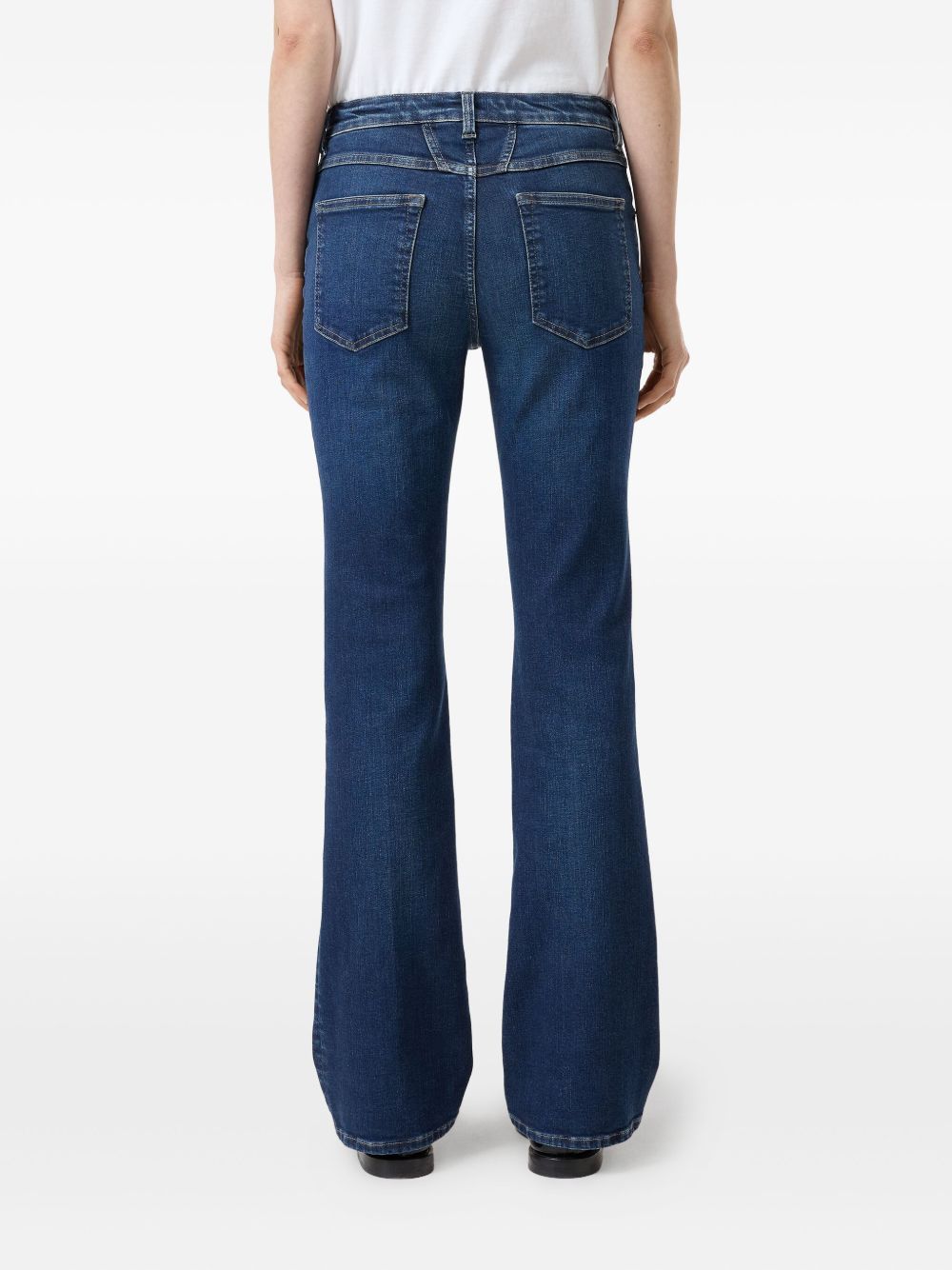 Closed Jeans Blue — Flared Maternity Jeans in Denim