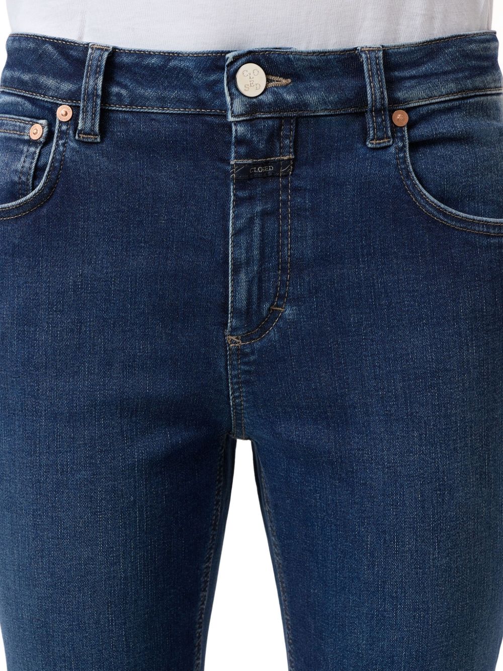 Closed Jeans Blue — Flared Maternity Jeans in Denim
