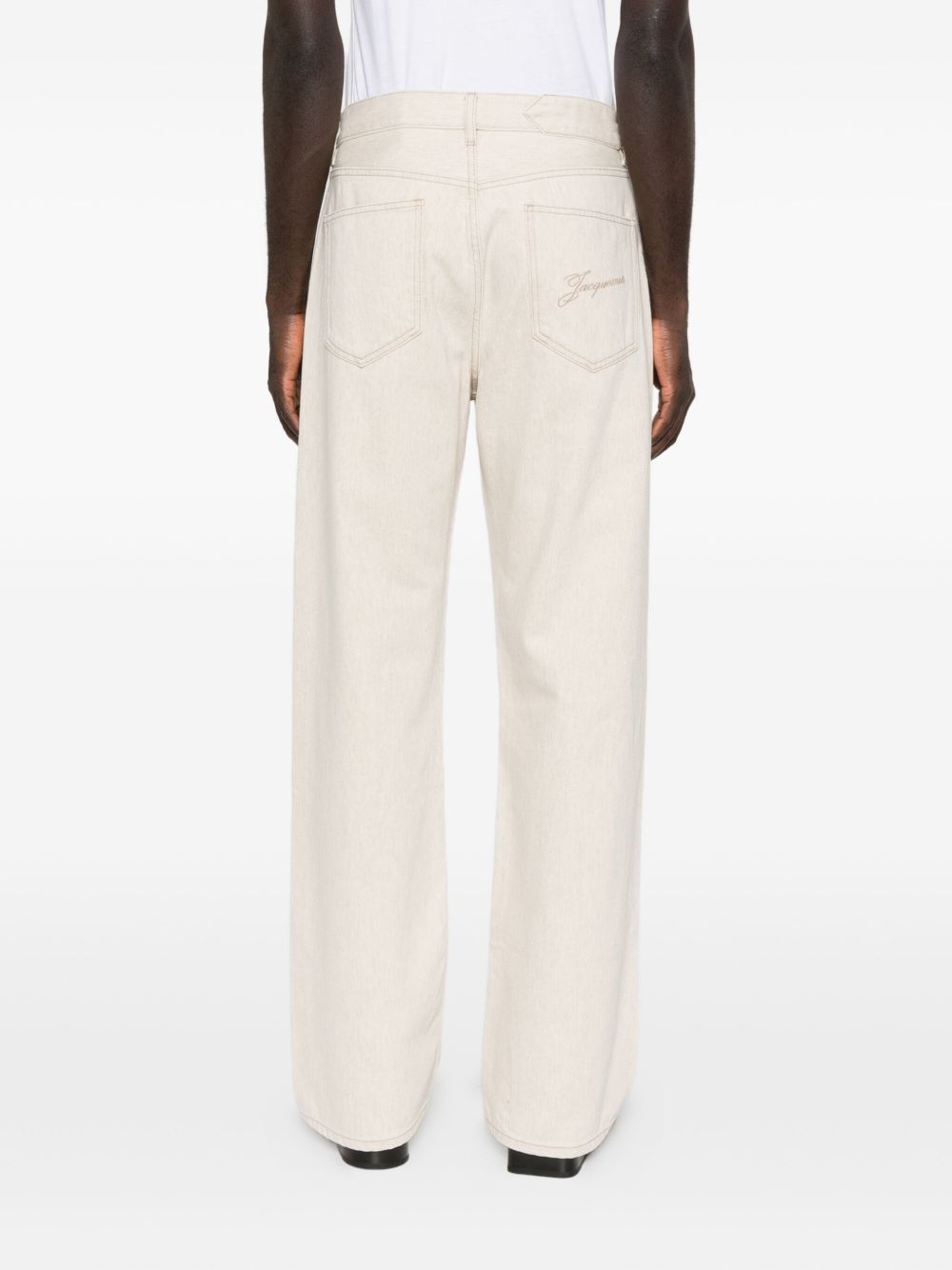 Jacquemus Jeans Beige straight fit