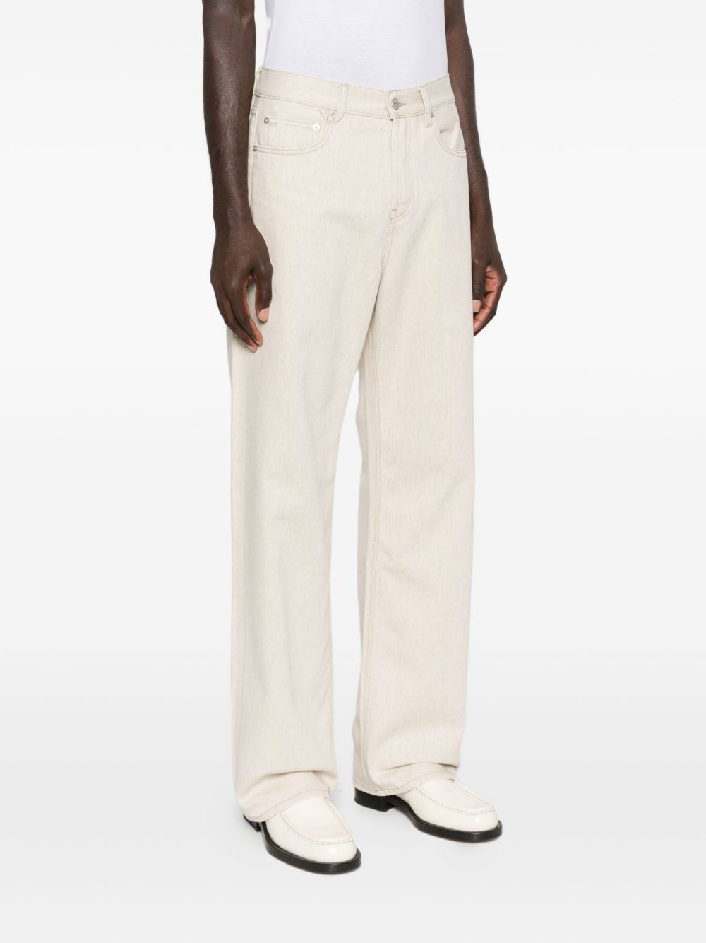 Jacquemus Jeans Beige straight fit
