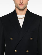 Golden Goose Jackets Blue double-breasted blazer