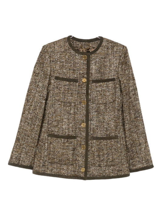 Golden Goose Brown Wool‑Blend Jacket