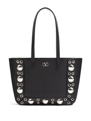 Valentino Garavani Bags.. Black mini leather tote