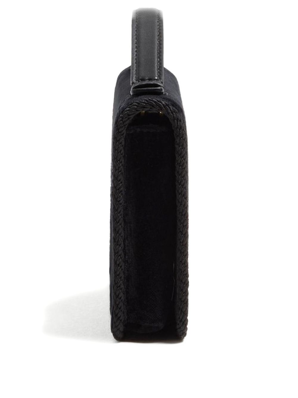 Bolsos Valentino Garavani Cartera de terciopelo negro con cadena