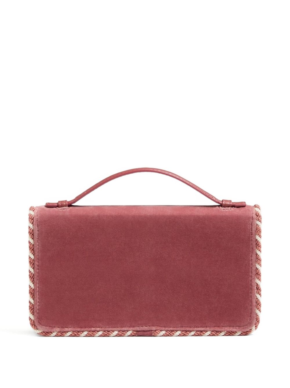 Bolsos Valentino Garavani. Cartera de terciopelo empolvado con cadena.