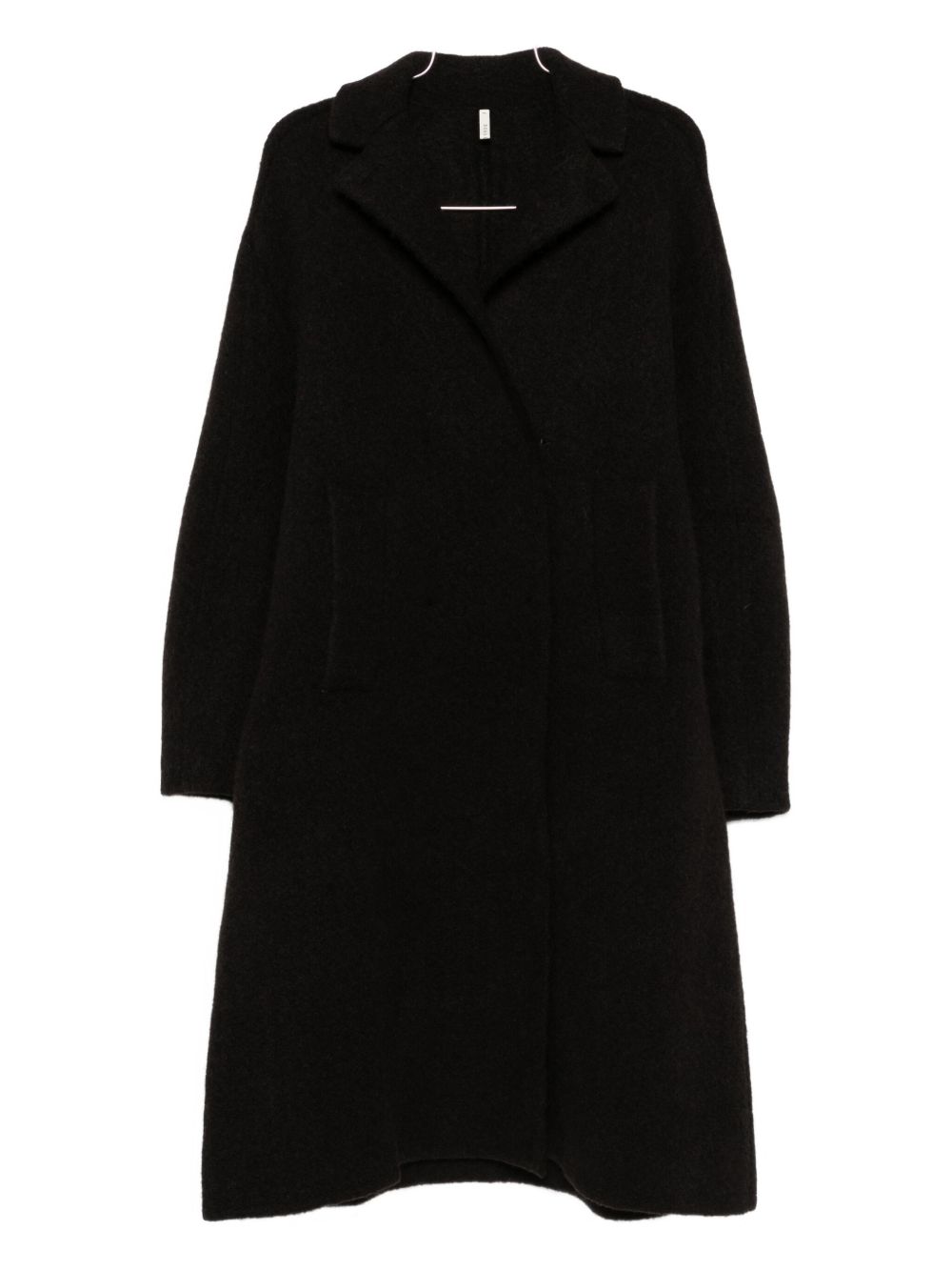 Brown Wool Texture Coat — BOBOUTIC Elegant Jacket