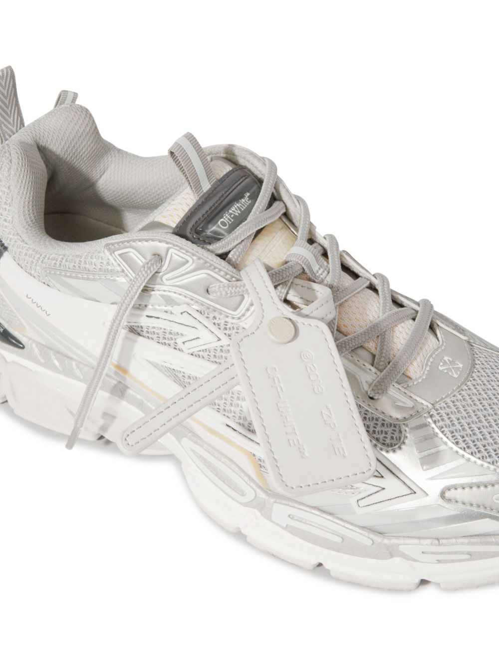 Off White Sneakers Silver