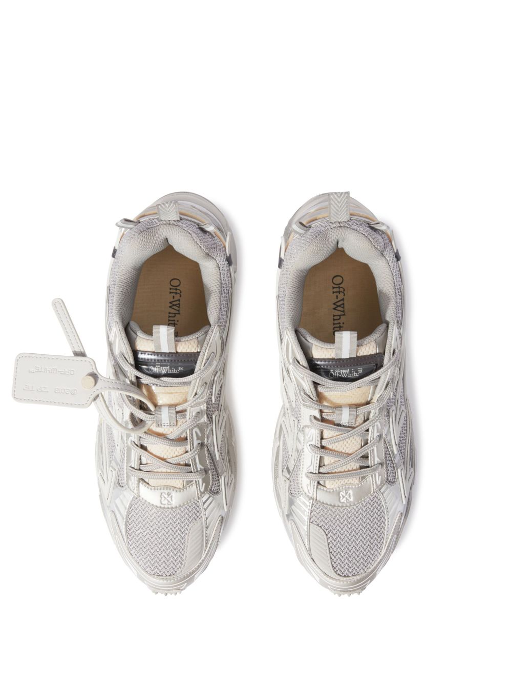 Off White Sneakers Silver
