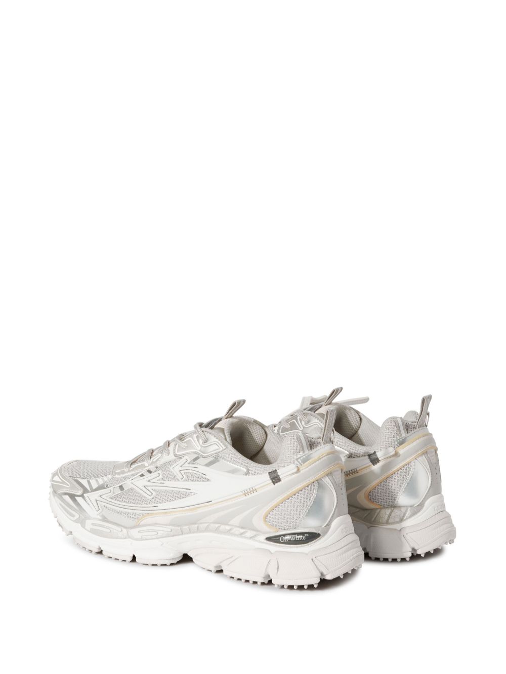 Off White Sneakers Silver
