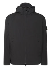 Parka softshell negra de Stone Island Coats