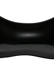 Bolso de hombro Jacquemus Le Bisou en piel de becerro negra