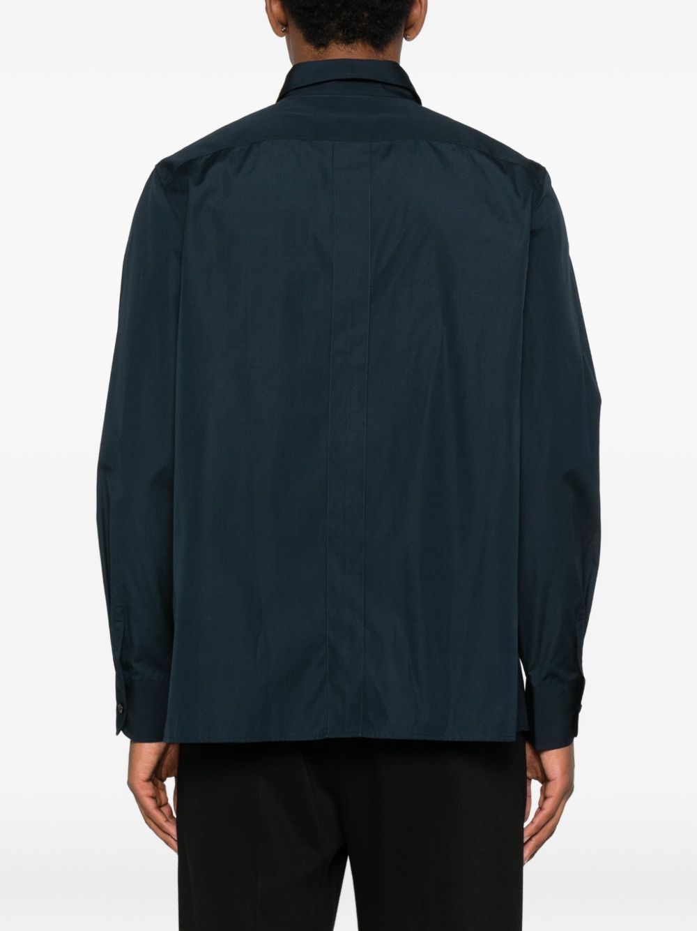 Saint Laurent Shirts Blue cotton long sleeve