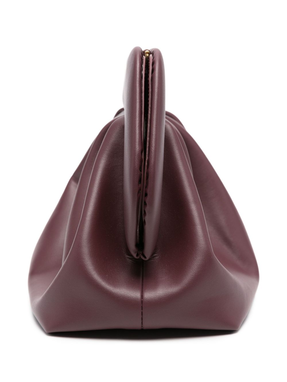 Themoire' Bags.. Bordeaux pleated clutch