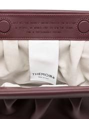 Themoire' Bags.. Bordeaux pleated clutch