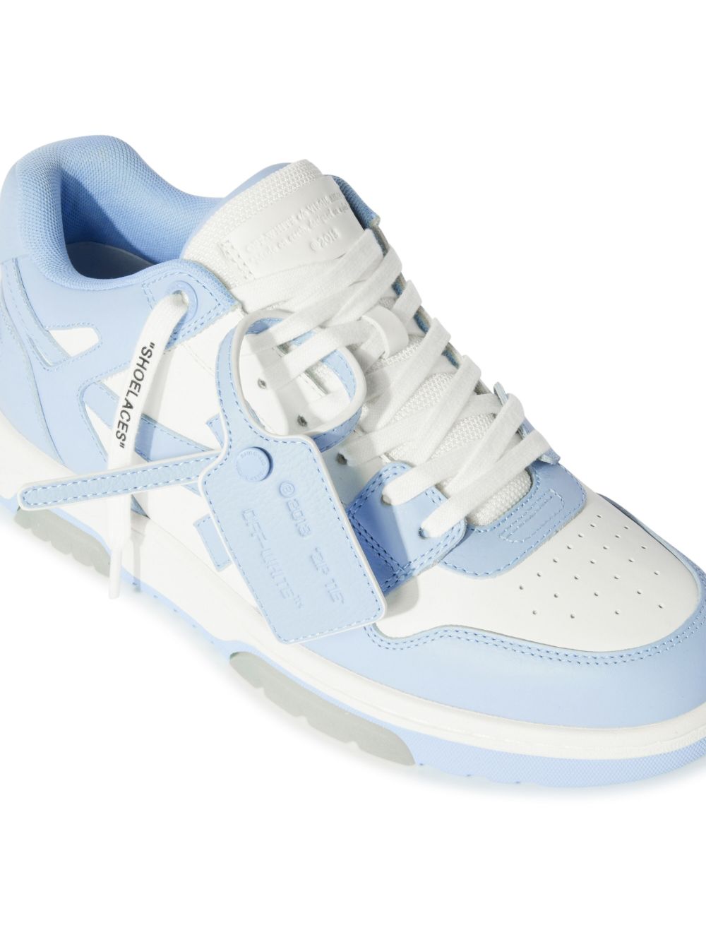 Off White Sneakers Clear Blue