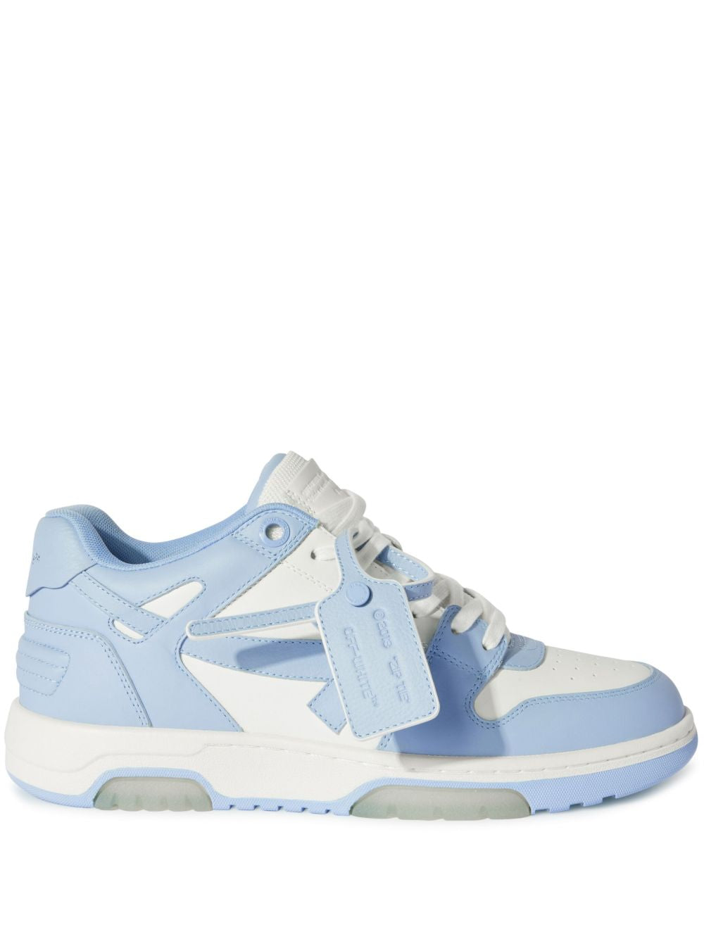 Off White Sneakers Clear Blue