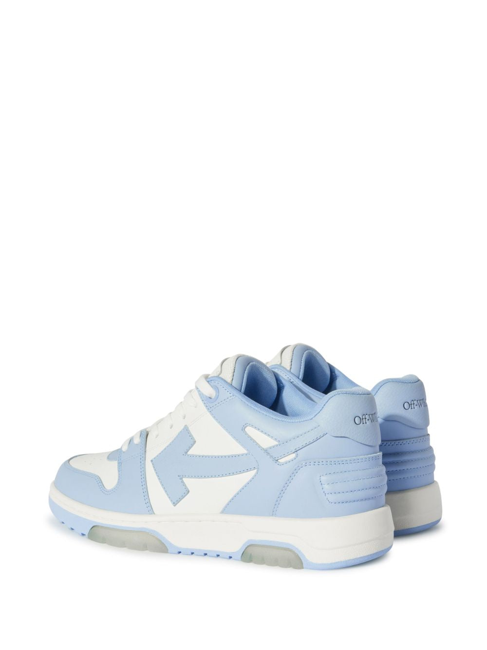 Off White Sneakers Clear Blue