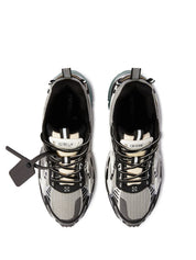 Off White Sneakers Black mesh design