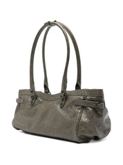 Sacs Balenciaga. Sac bandoulière en cuir vert