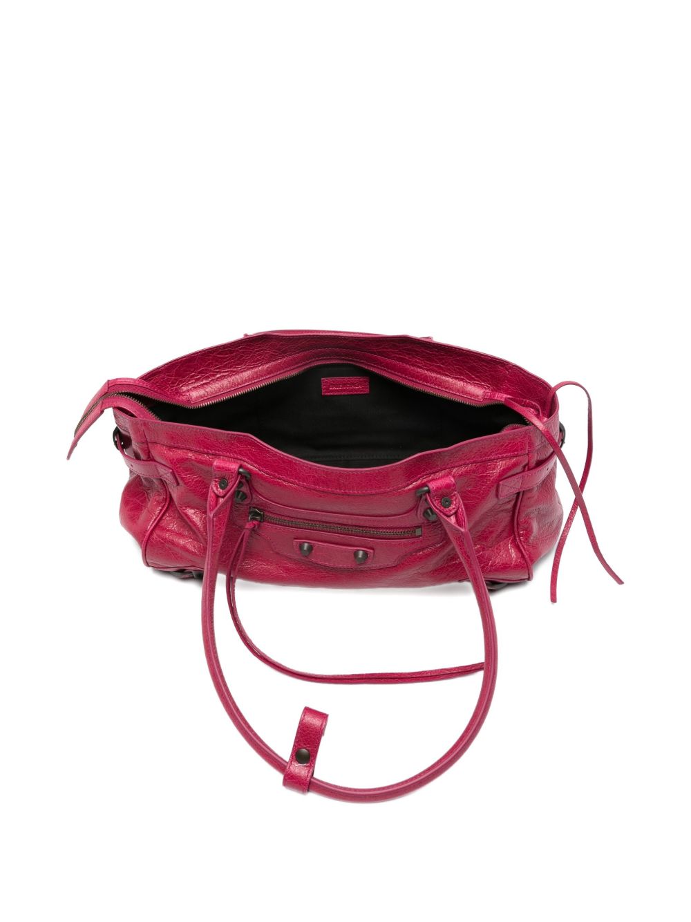 Sacs Balenciaga. Sac bandoulière en cuir fuchsia