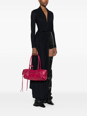 Sacs Balenciaga. Sac bandoulière en cuir fuchsia