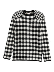 Comme des Garçons Black Gingham-Check Top