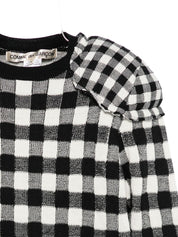Comme des Garçons Black Gingham-Check Top