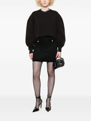 Jupes Elisabetta Franchi en maille de laine noire