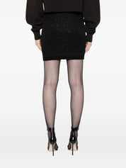 Jupes Elisabetta Franchi en maille de laine noire