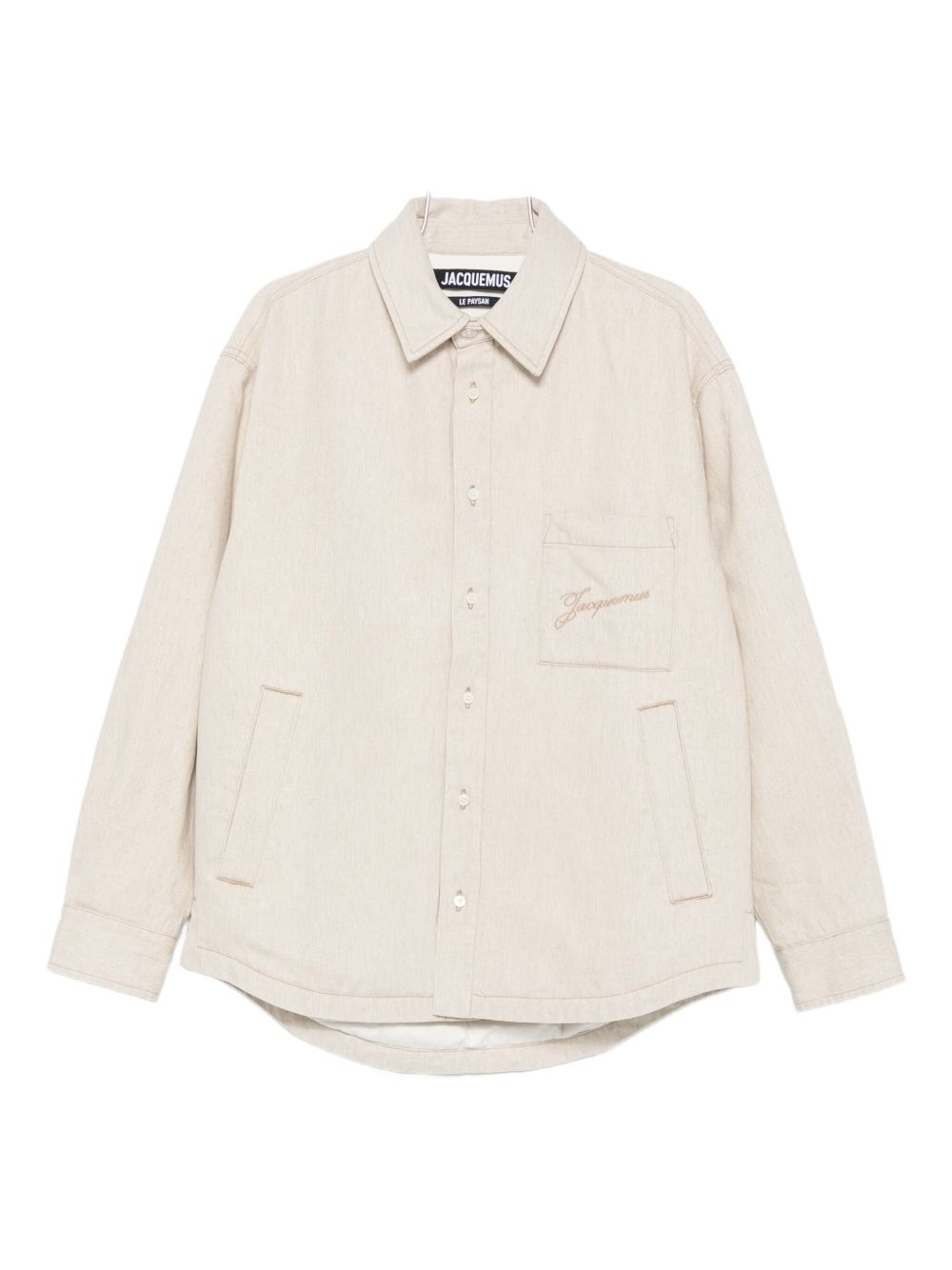 Jacquemus Shirts Beige long sleeve