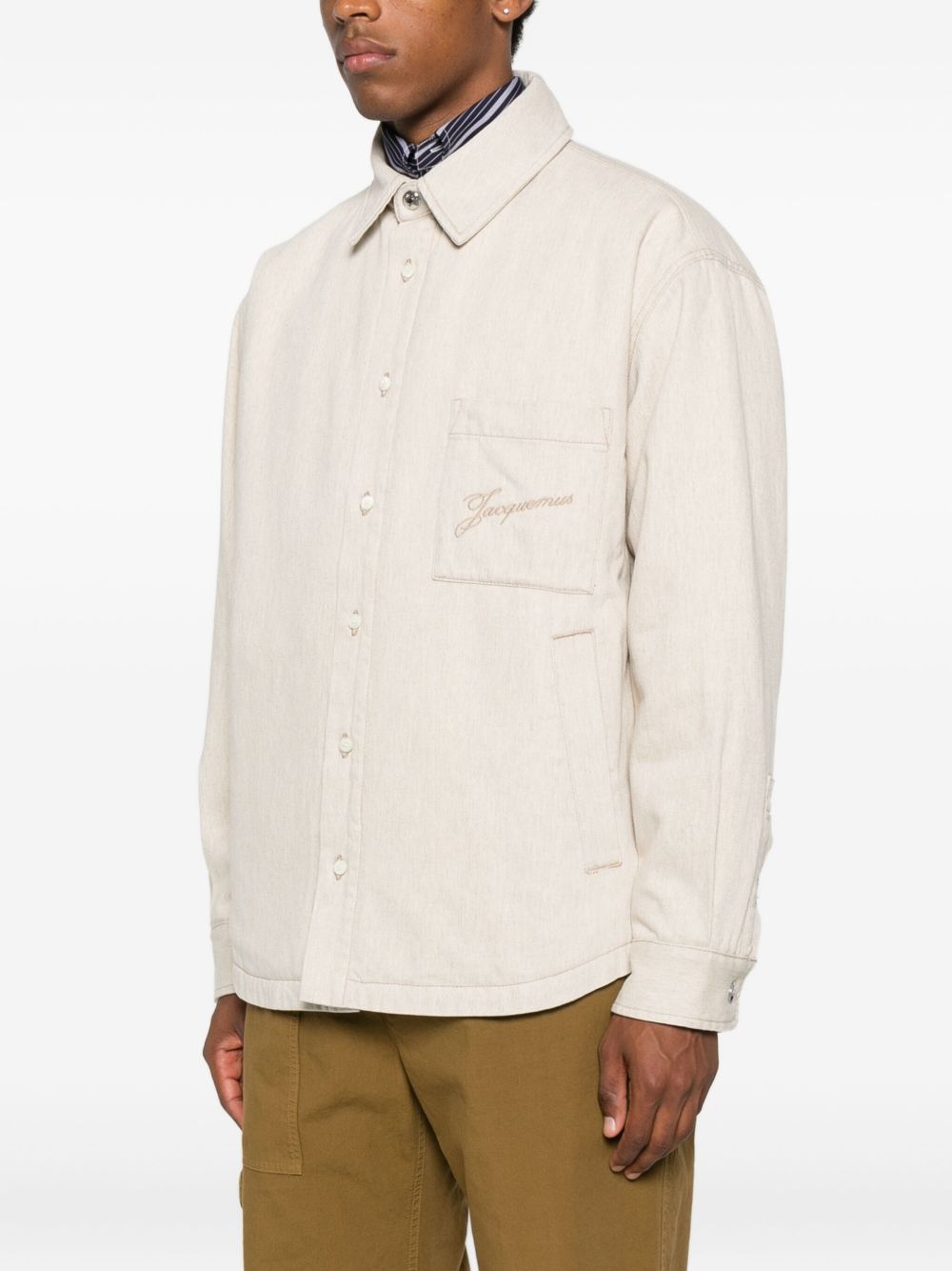 Jacquemus Shirts Beige long sleeve