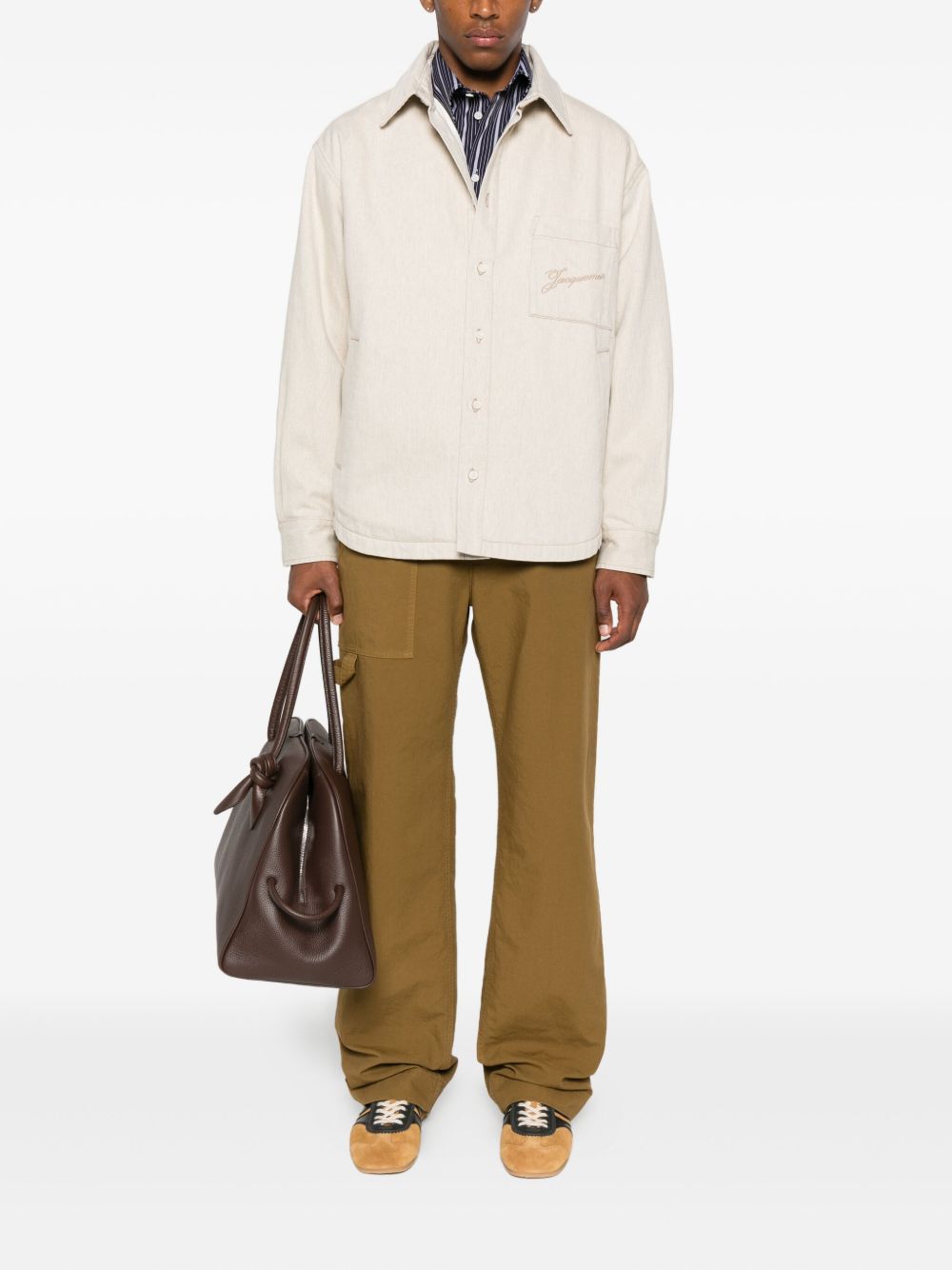 Jacquemus Shirts Beige long sleeve